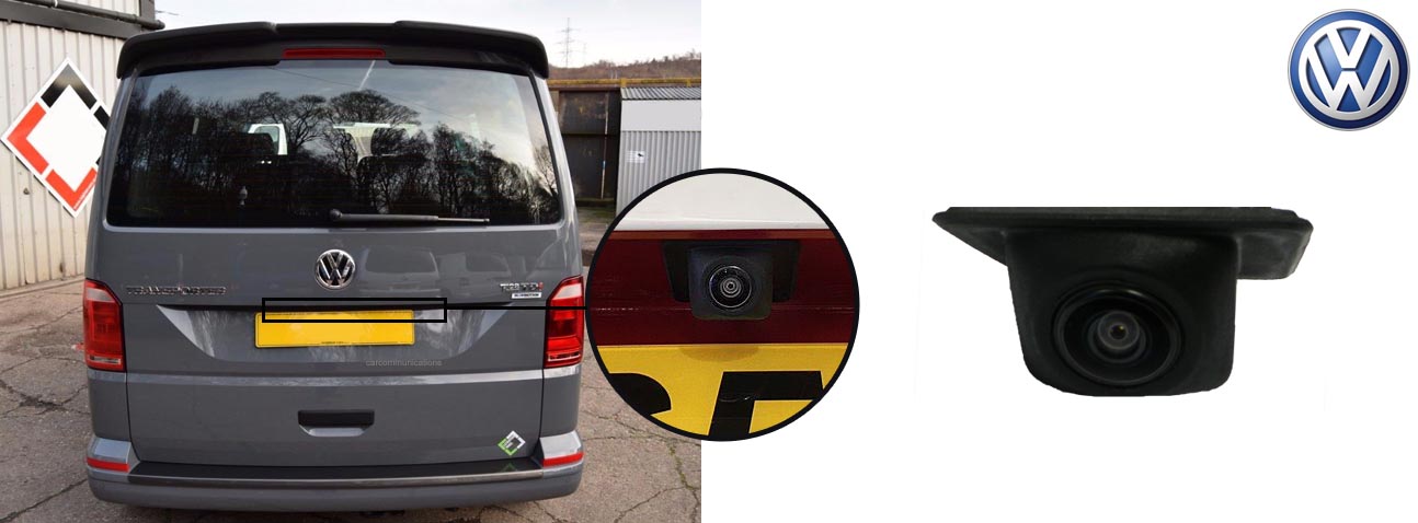 T6 reversing rear view wedge camera